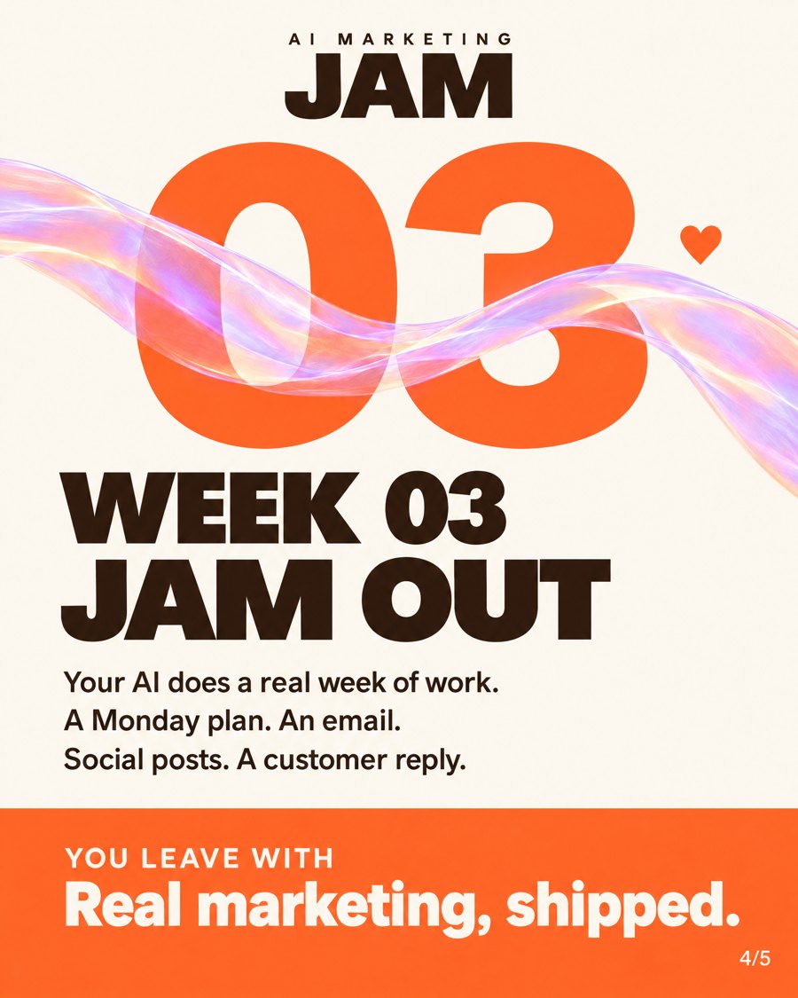 Week 3: Jam Out