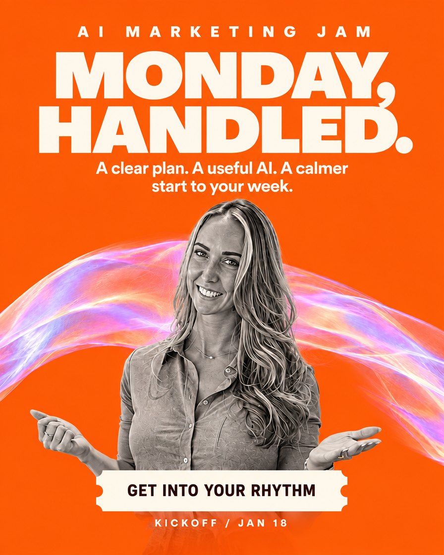 Monday, handled. A clear plan, a useful AI, a calmer start to your week.