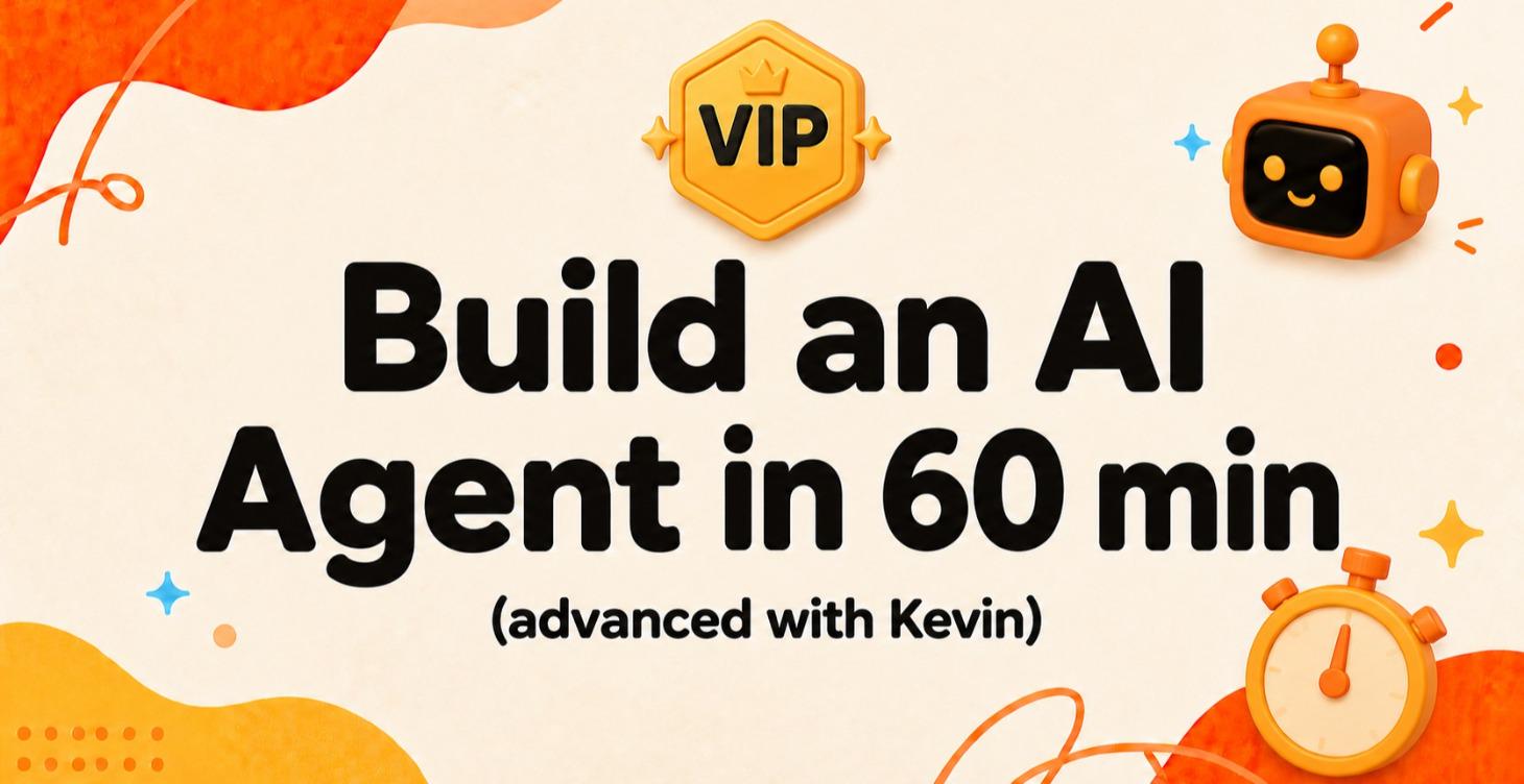 Build an AI Agent in 60 minutes classroom section