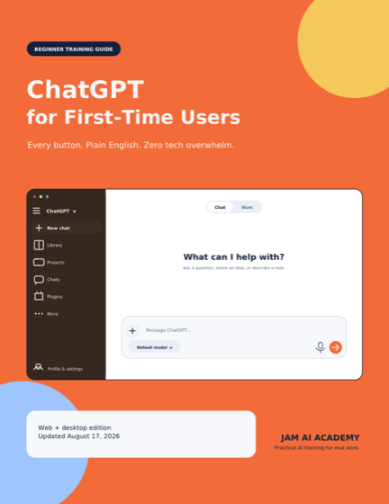 The Academy's ChatGPT Edition beginner guide cover