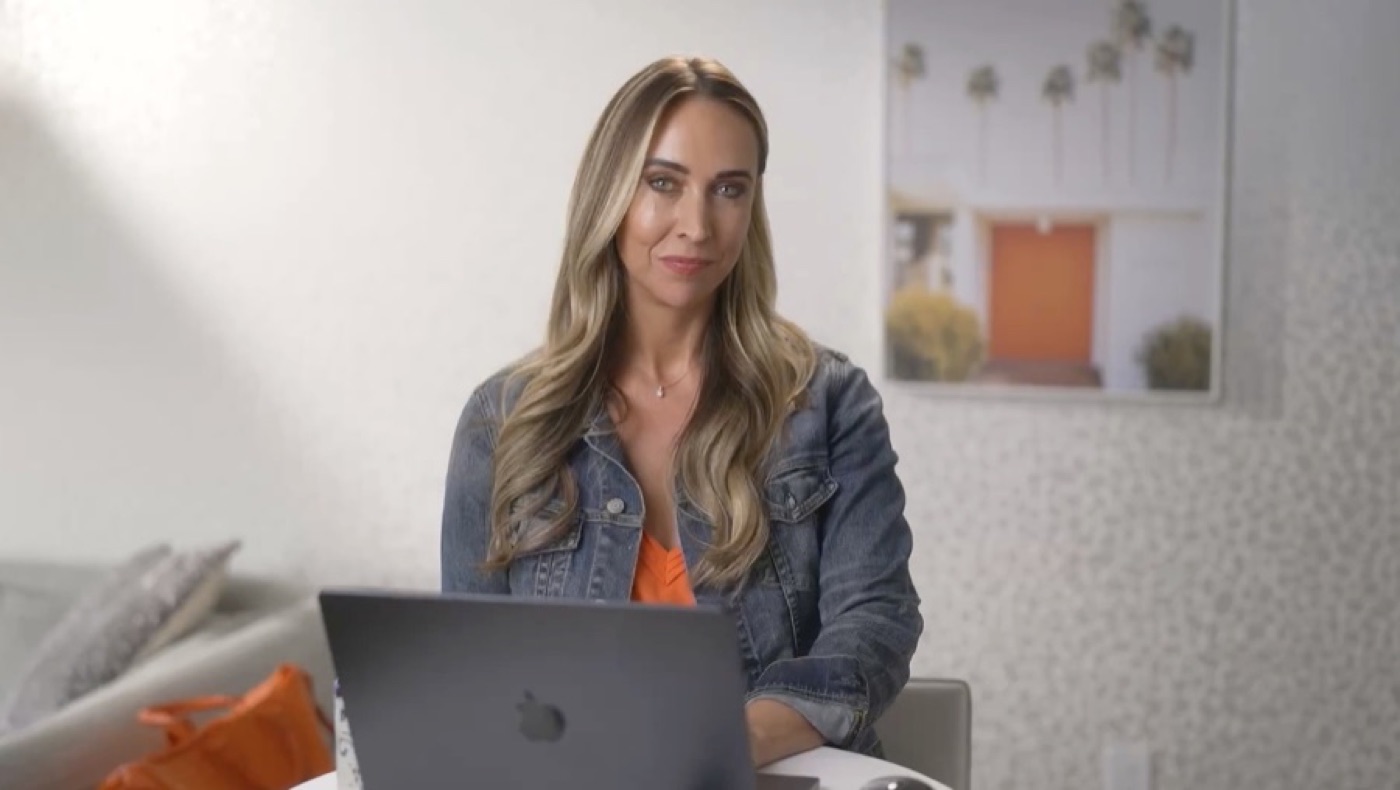 Jam at her laptop running a client's marketing