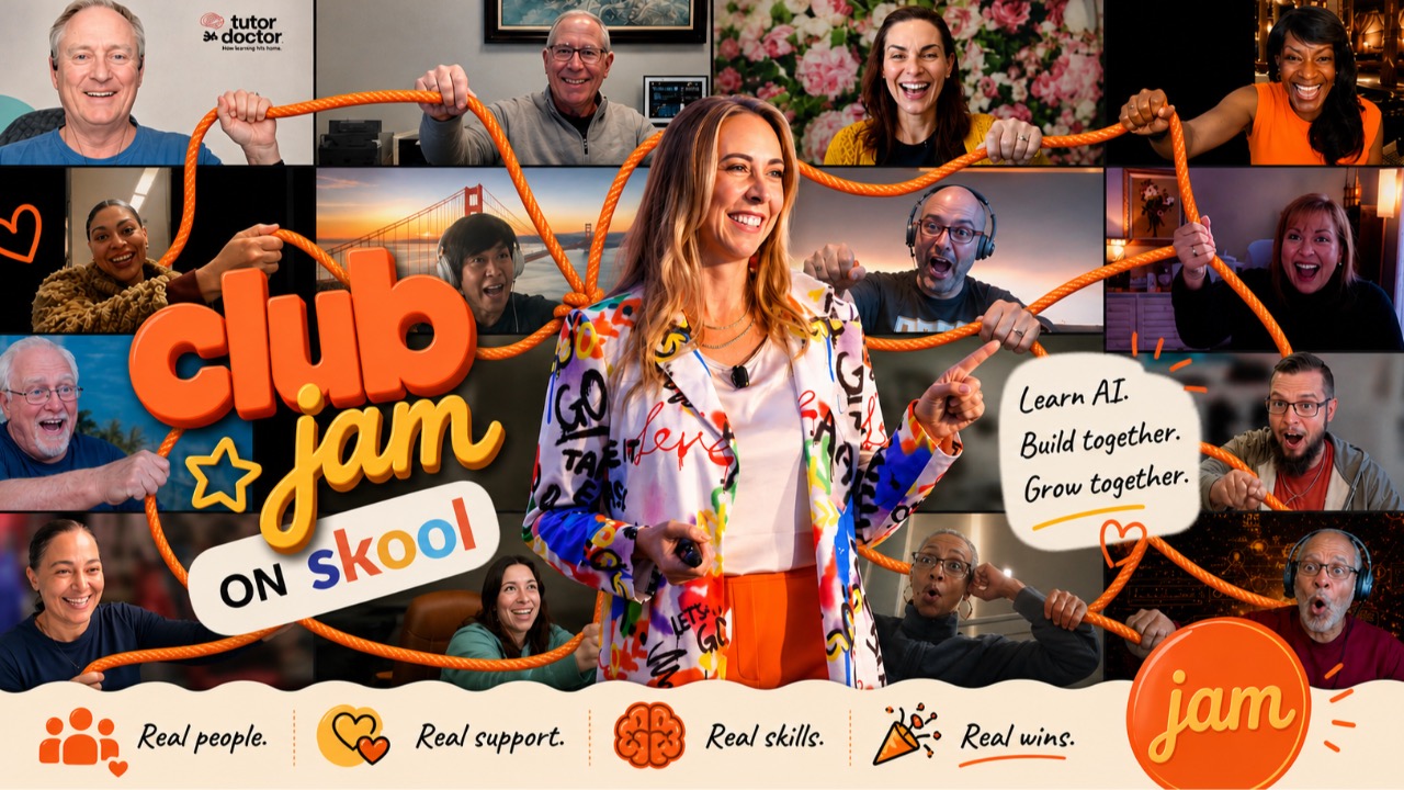 Club Jam on Skool. Real people, real support, real skills, real wins.